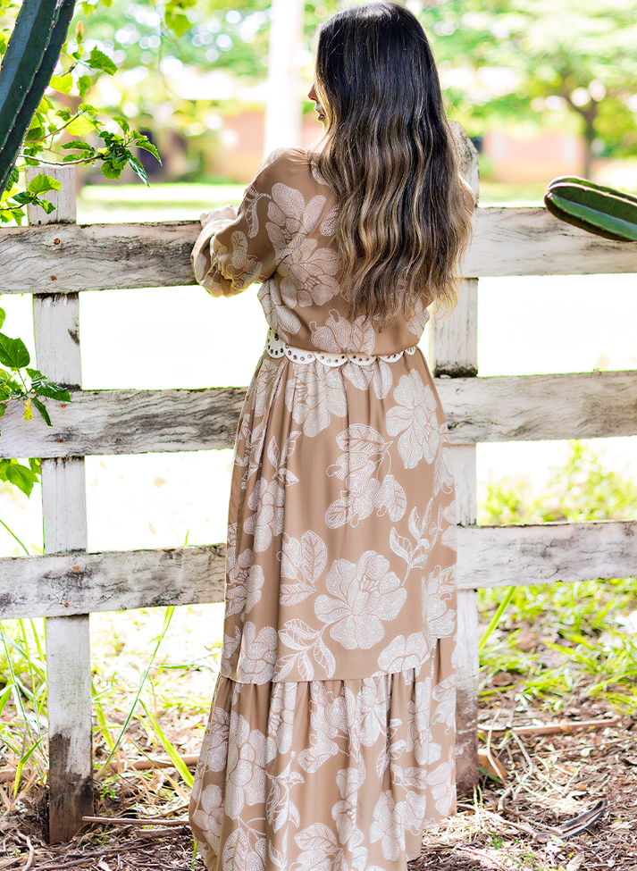 03 vestido longo maxi floral com vista em argolinhas