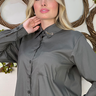 05 chemise curta com broche e barra arredondada
