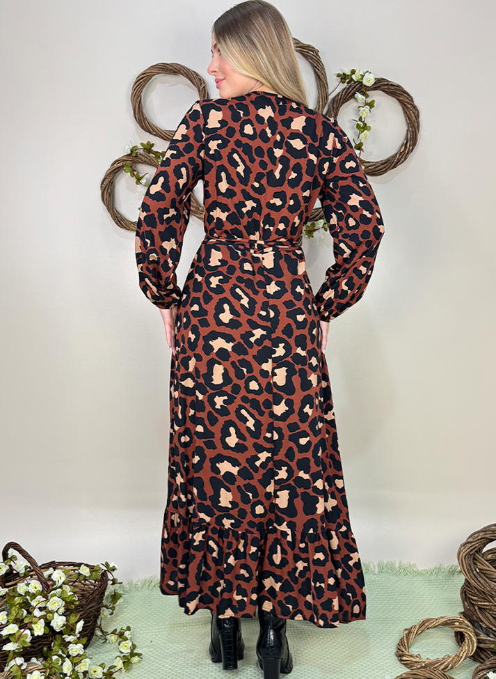 03 vestido midi transpassado de oncinha