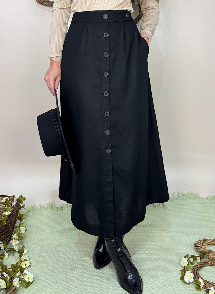 08 saia midi com abotoamento frontal