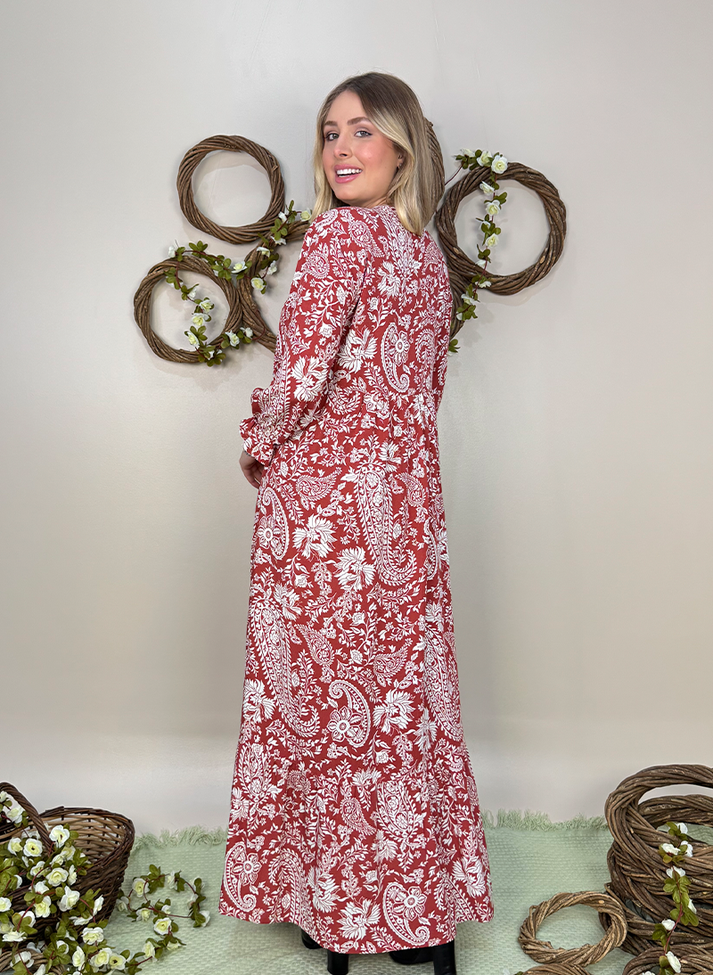 07 vestido longo estampa maxi e decote com amarracao