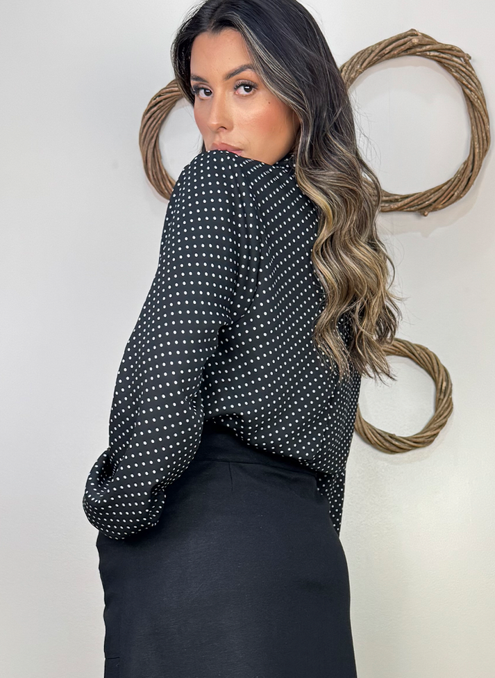 07 blusa estampada manga longa com gola alta