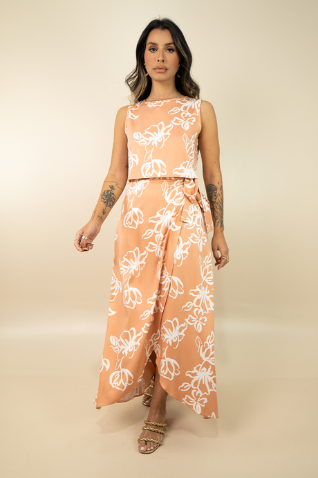 04 conjunto maxi floral bicolor cropped e saia