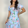01 vestido curto maxi floral com mangas princesa