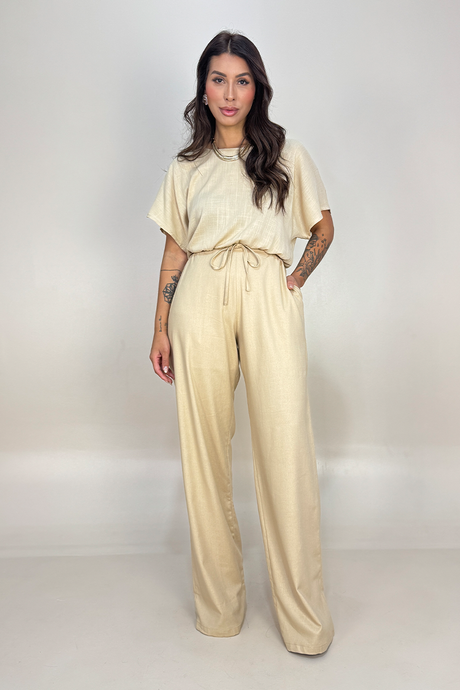 02 conjunto cropped e calca pantalona