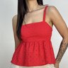 04 blusa peplum em laise